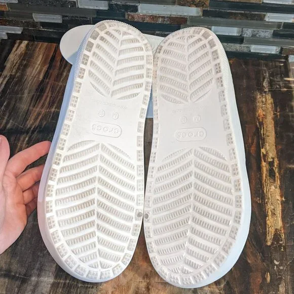 Crocs Lined Slip-On Sandals Men's Size 13 - Picture 9 of 10